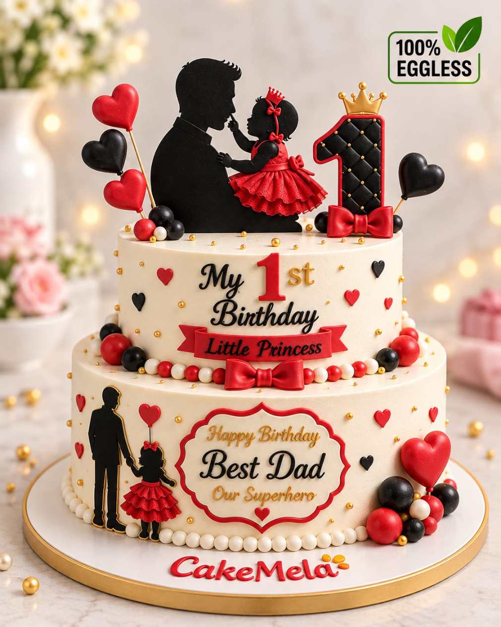 Daddy & Daughter Birthday Cake ❤️