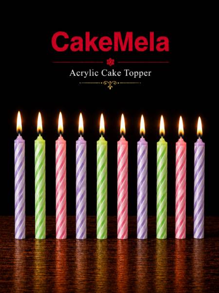 Pastel Birthday Candle Set (10 Pc)
