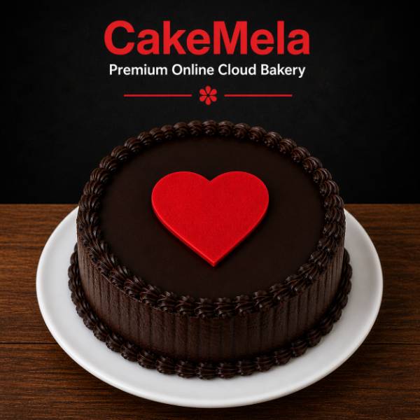 2 POUND Anniversary Heart Truffle Cake