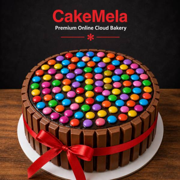 2 POUND KitKat Gems Chocolate Cake