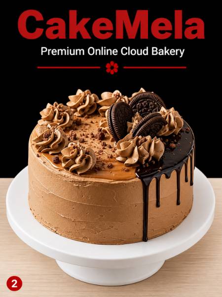 2 POUND Oreo Chocolate Drip Cake