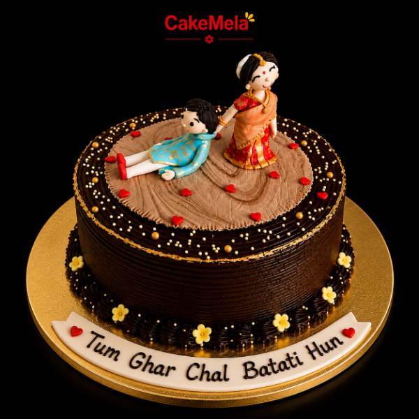 Chocolate Couple Cake | 2 Pound ❤️