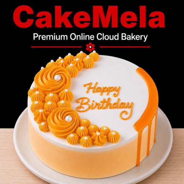 2 Pound Premium Butterscotch Cream Cake