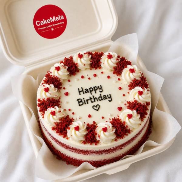 Birthday Red Velvet Bento Cake