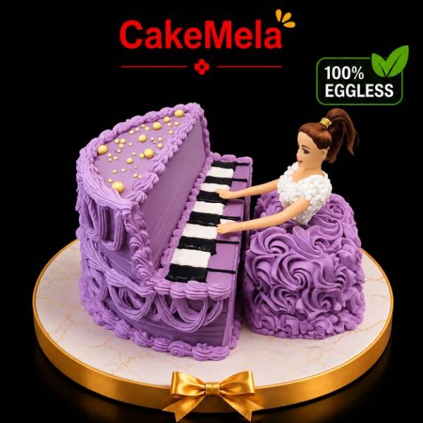 Princess Piano Cake