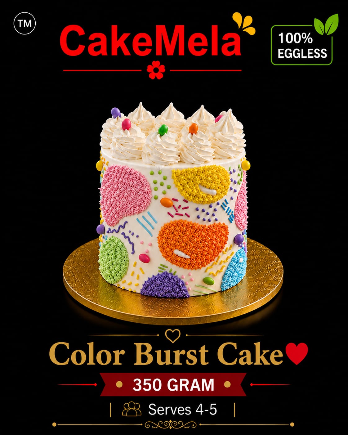 Color Burst Cake