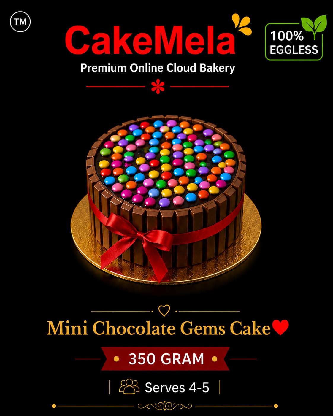 Mini Chocolate Gems Cake